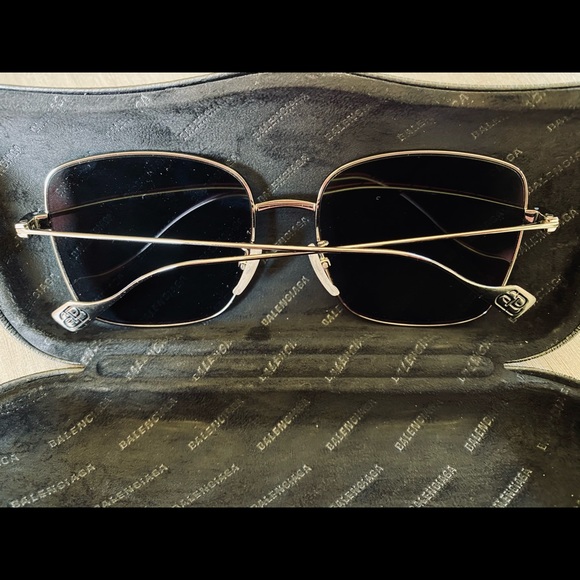 Authentic Balenciaga 57mm Square Sunglasses - Picture 3 of 5